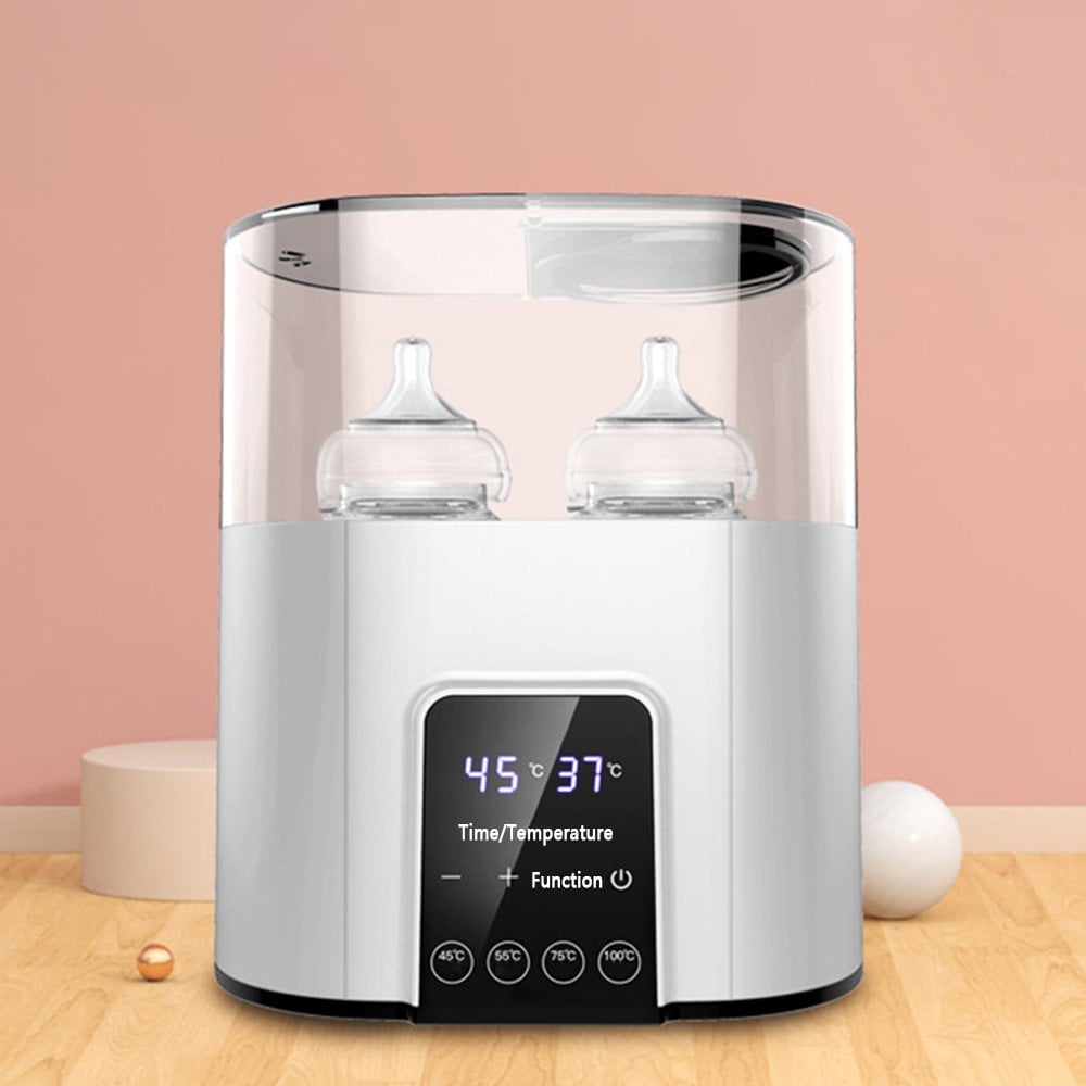 Babyltrl Baby Bottle Warmer and Sterilizer,Portable Fast Milk Warmer with Smart Temp Control,Food Heater for Breastmilk & Formula,Easy Clean,Pink