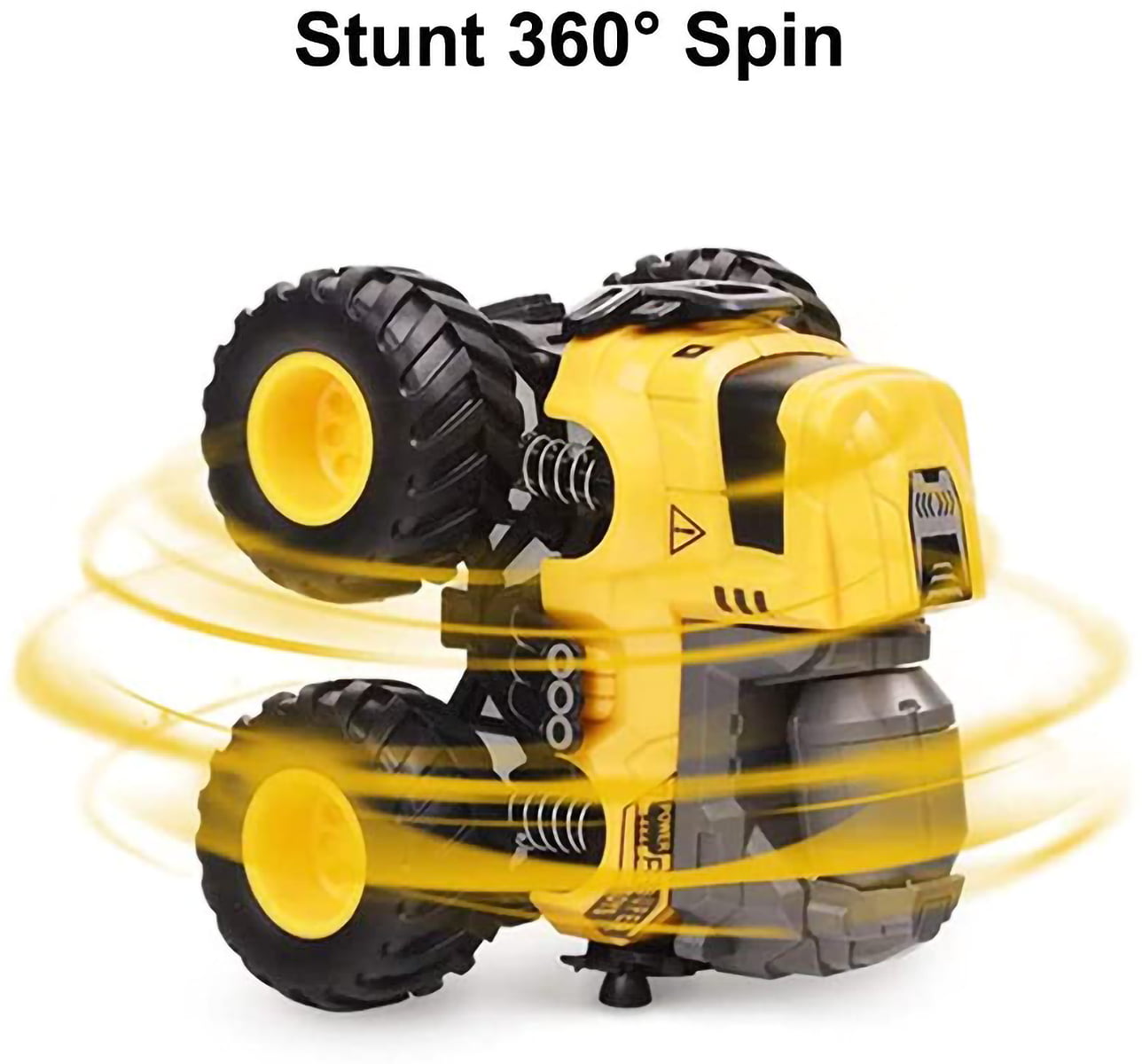 Ficcug 4 Pcs Pull Back Cars Construction Excavator Toy Truck Friction Powered Push/Go Toy Cars for 3+ Year Old Toddlers Kids Boys Girls