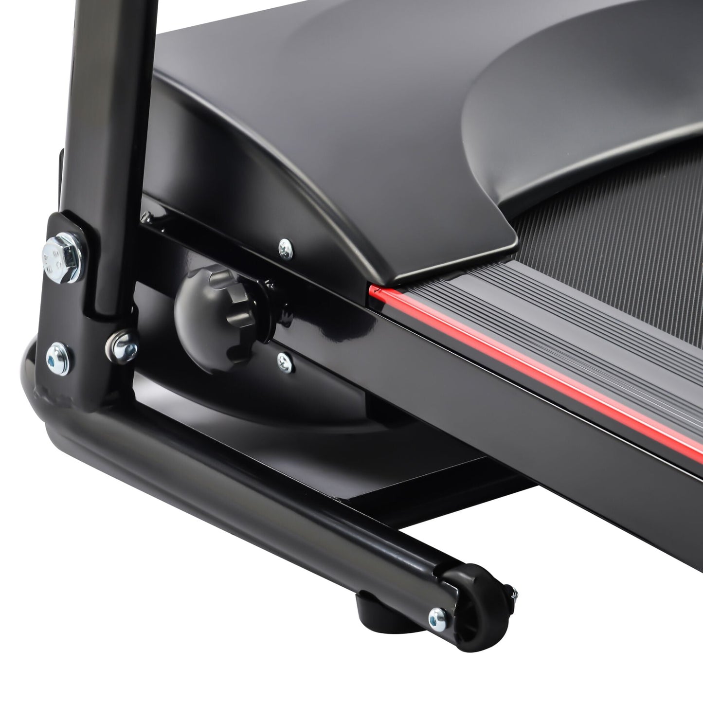 Ficcug 2.5HP Folding Treadmill with Incline / Bluetooth Music,Low Noise Electric Portable Small Running Walking Machine,Under Desk Treadmill for Home Jogging Exercise Gym Fitness