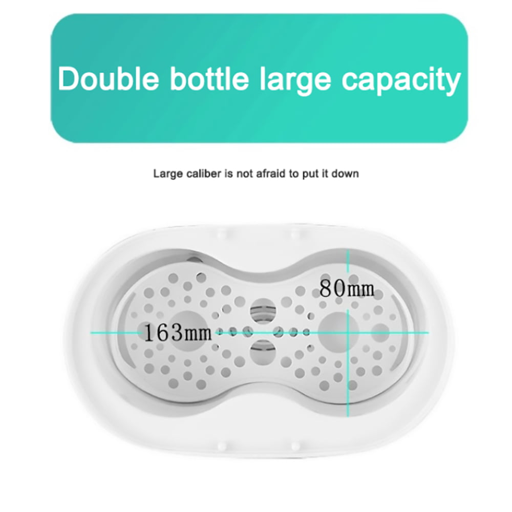 Babyltrl Baby Bottle Warmer and Sterilizer,Portable Fast Milk Warmer with Smart Temp Control,Food Heater for Breastmilk & Formula,Easy Clean,Pink