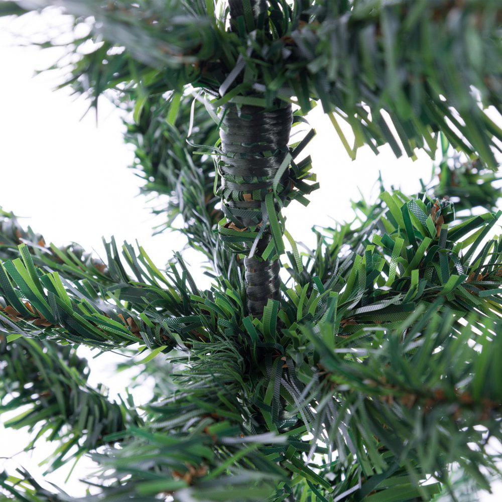 Ficcug Small Christmas Trees with LED Lights,24" Artificial Mini Tabletop Christmas Tree Pine Tree for Indoor Outdoor Xmas Holiday Decoration,Green