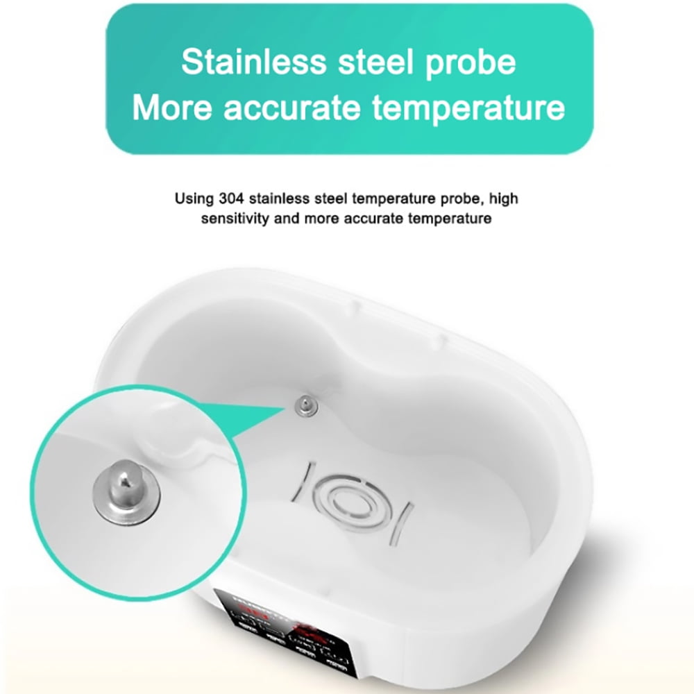 Babyltrl Baby Bottle Warmer and Sterilizer,Portable Fast Milk Warmer with Smart Temp Control,Food Heater for Breastmilk & Formula,Easy Clean,Pink